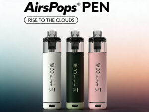 AIRSCREAM AirsPops PEN 氣泡 PEN 鉛筆主機套裝|雙向氣流控制 | 高功率注油主機